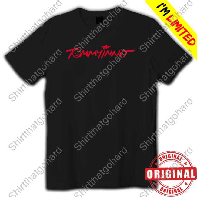 Tommyinnit Merch Tommyinnit Signature Black Crewneck Sweatshirt
