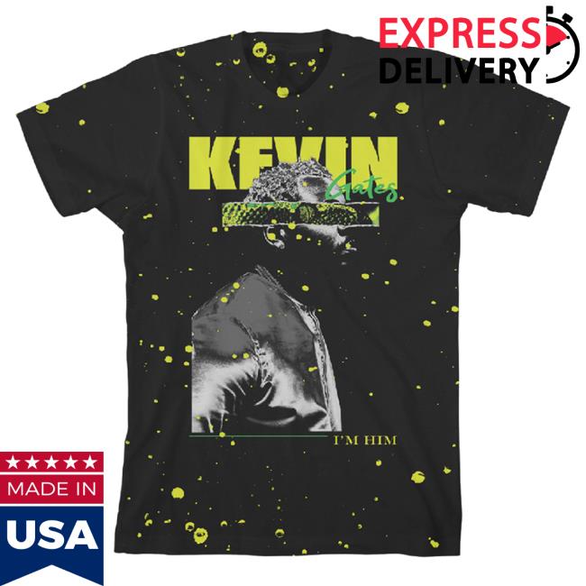 Official Kevin Gates Jerome Gilyard Merch Store Snake Eyes Splatter Tshirt KevinGates Apparel Clothing Shop