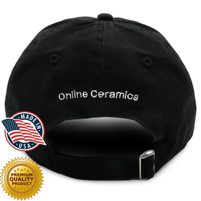 Library Logo Black Hat By Online Ceramics Heritage Cap