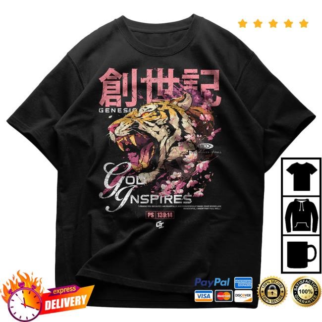 Official God Inspires Clothing Store 'Genesis' Staple Attractive Shirt