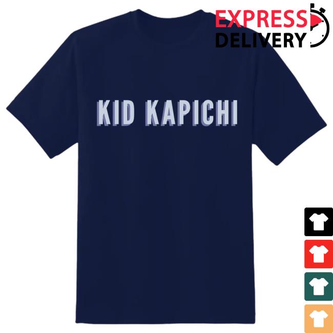 Kid Kapichi Logo Navy Tee Shirt
