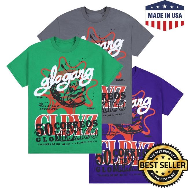 Official Glo Gang World Wide Shop Merch Glo MX Stamp Tee
