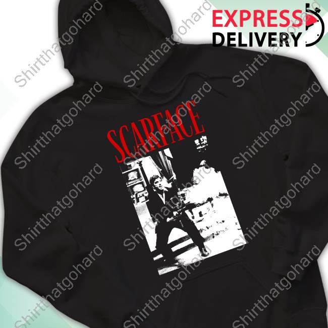 Boohoo Scarface Black Top Shirt