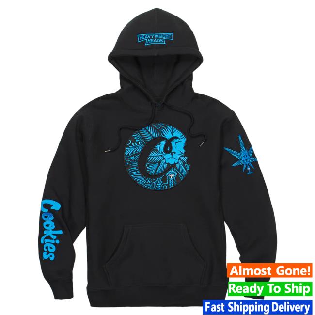 Official Cookies Merch Store Cookies X Heavyweight Heads Crewneck Sweatshirt Black/Blue