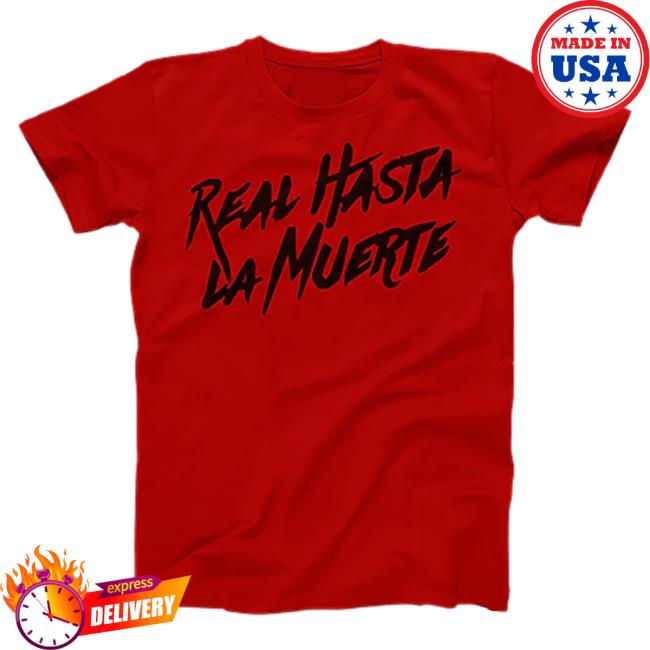 Official Anuel Aa Clothing Store Shop Anuelmerch Rhlm Real Hasta La Muerte Tshirt Red / Black Anuelaa Merch