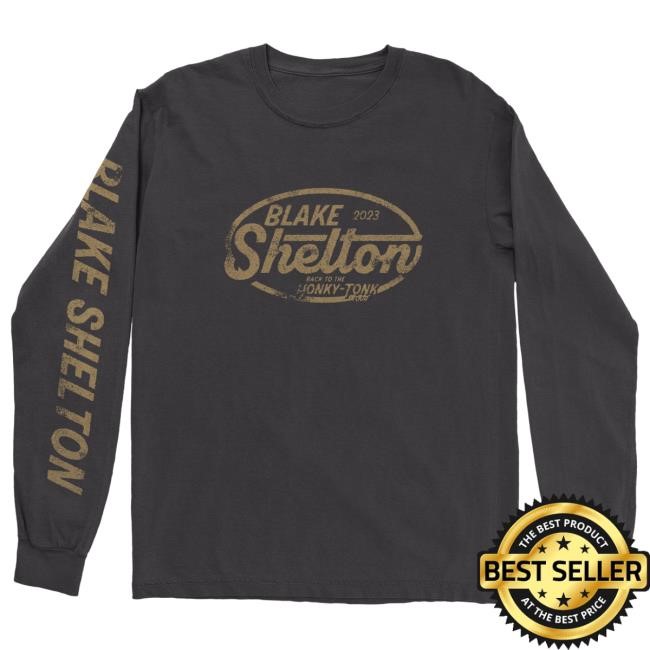 Apparel Blake Shelton | Official Store Blake Shelton Back To The Honky Tonk Long Sleeve Shirt New