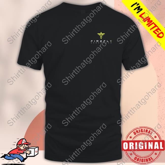 Firefly Aerospace Merch Alpha FLTA003 VICTUS NOX Tee - Black