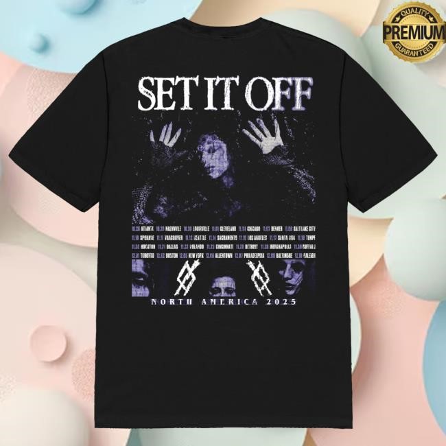 Official Set It Off Merch Store Fall 2025 Tour Shirt