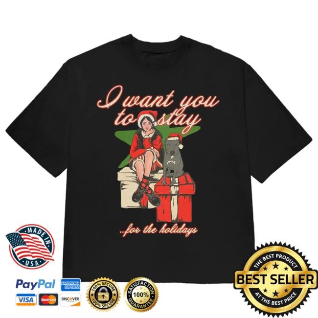 Official Billie Eilish Merch Store Shop Billie Eilish Stay For The Holidays Shirts BillieEilish