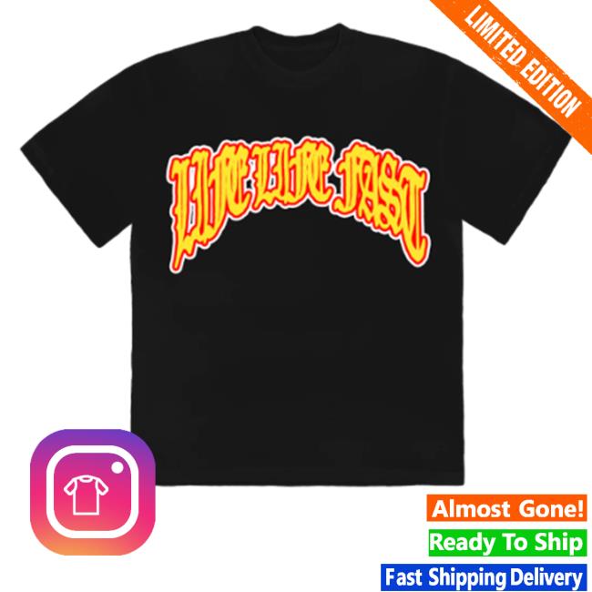 Official Roddy Ricch Merch Live Life Fast Angel Hot Shirt