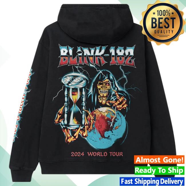 Blink 182 Merch Blink-182 World Tour Attractive Hoodie Blink 182 Merch Blink-182 World Tour Hood