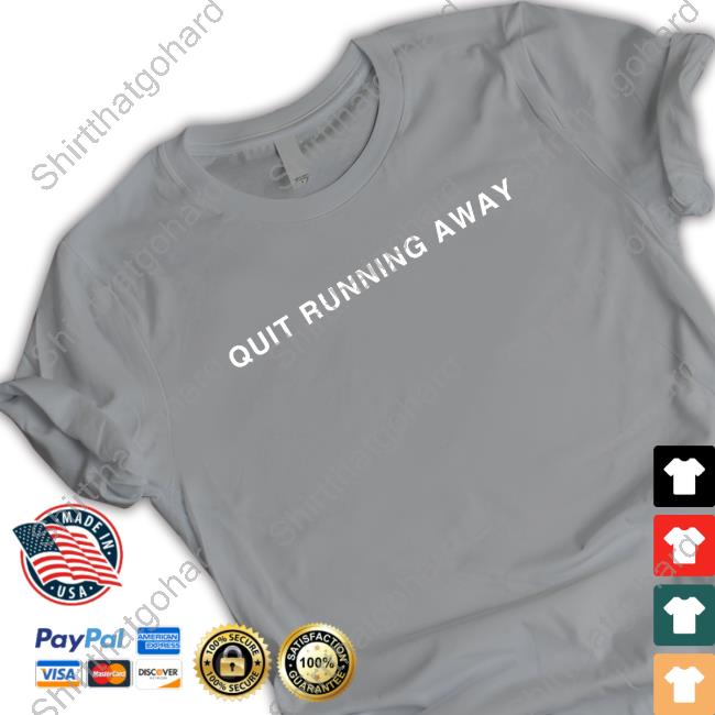 Official Lany Merch Quit Running Away Hooded Sweatshirt