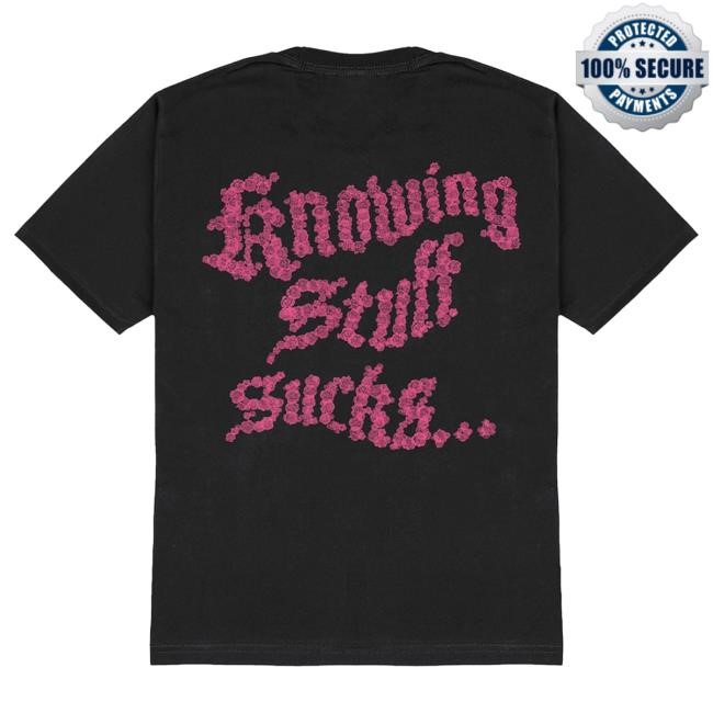 Official Beautiful Bastard Merch Store Philip DeFranco Knowing Stuff Sucks (Pink) - Hoodie
