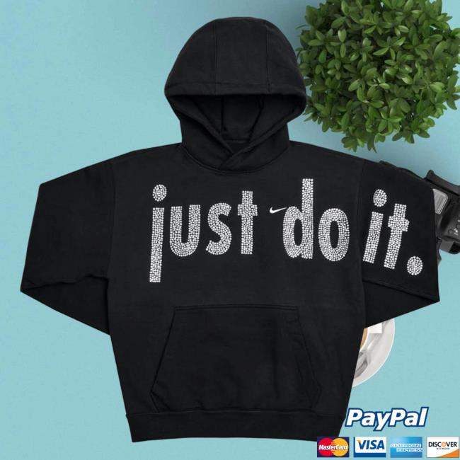 Penelope Nyc Clothing Store Shop Cpfm X Swarovski Just Do It Hooded Sweatshirt Penelopeshop