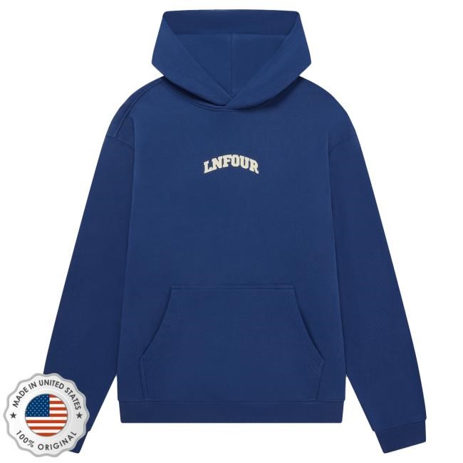 Official Lando Norris Merch Store Shop Lando Norris Race Dept Star Hoodie - Blue