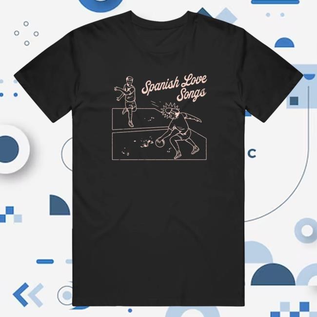 Spanish Love Songs Merch Dodgeball Black Hoodies