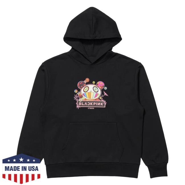 Official Takashi Murakami X Blackpink Pandakashi Tshirt (Black)