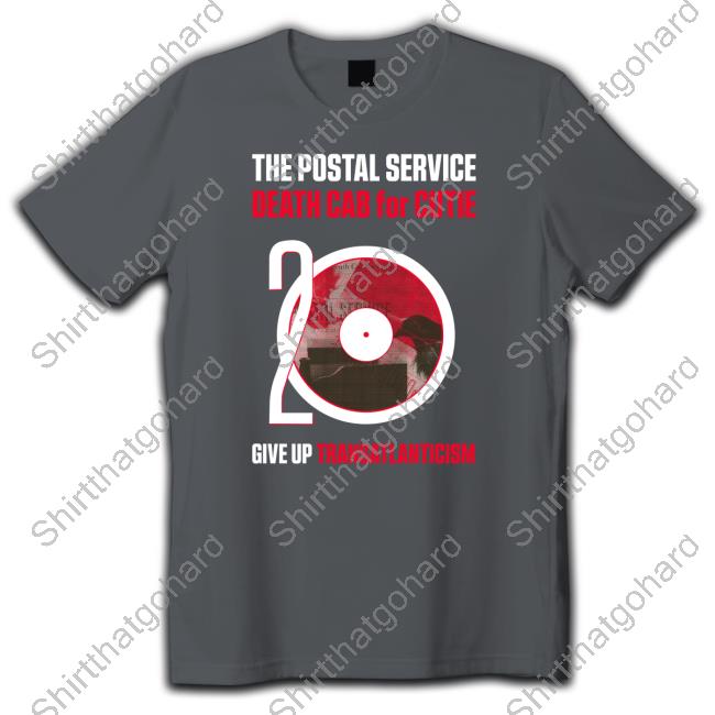 Official The Postal Service Death Cab For Cutie Give Up Transatlanticism Tee Shirt