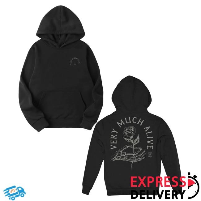Official Emo's Not Dead Apparel Clothing Very Much Alive Pullover Hoodie Emos Not Dead Merch