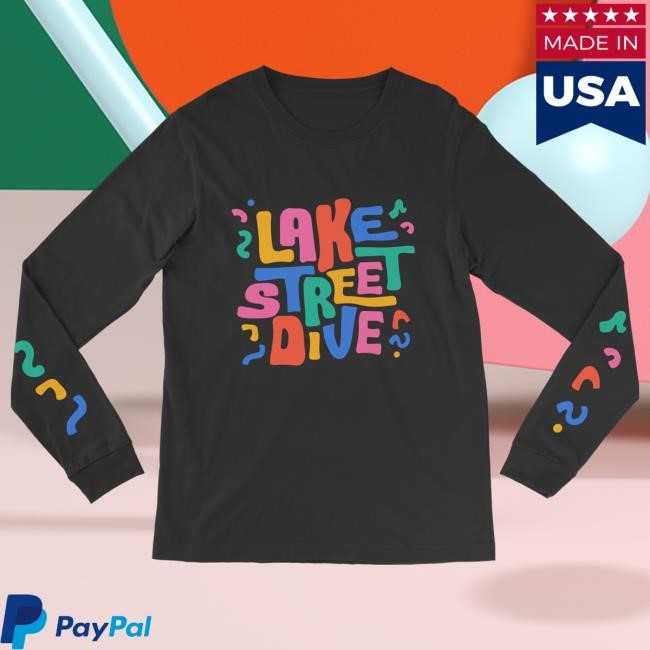 Apparel | Official Lake Street Dive Store Colorful Logo L/S Lake Street Dive