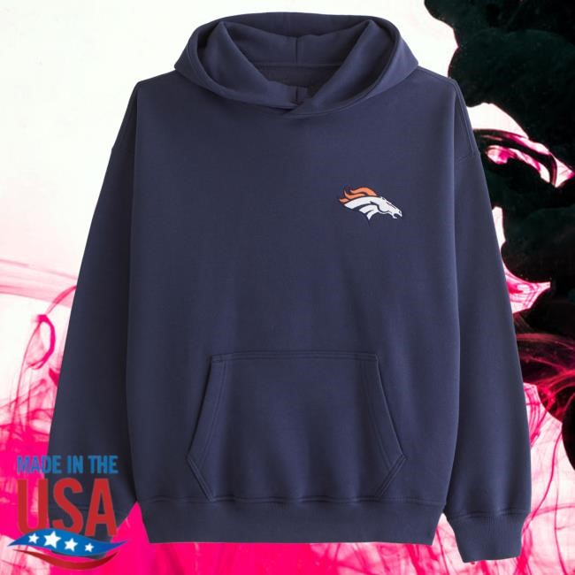 Official Abercrombie And Fitch Merch Denver Broncos Graphic Hoody