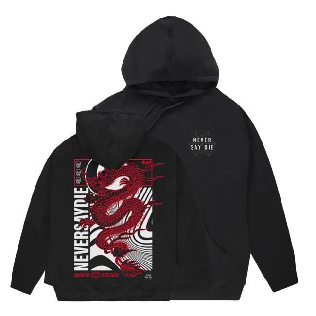 Nsdr - Draco - Black Long Sleeve Hoodie KT8 Merch Shop