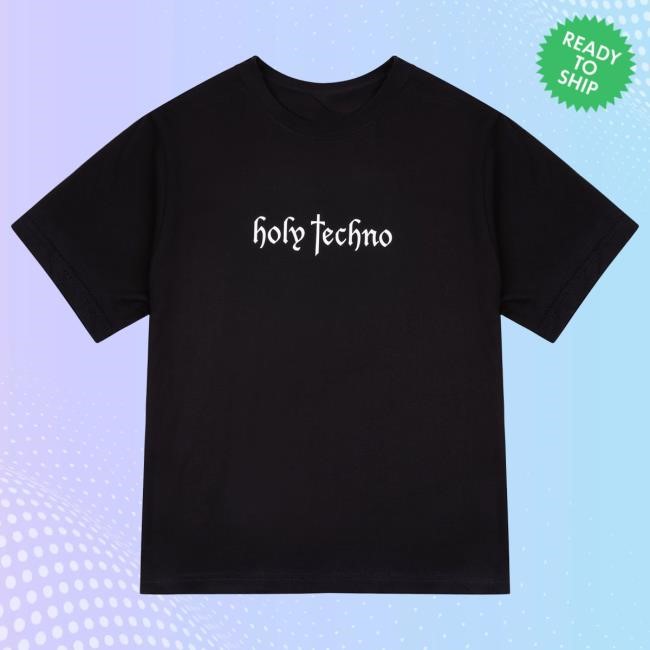 Holy Techno New Shirt Black - BOILER ROOM