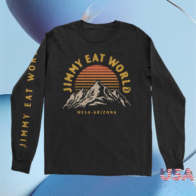 Official Jimmy Eat World Store Shop Merch Four Peaks Long Sleeve Shirt New