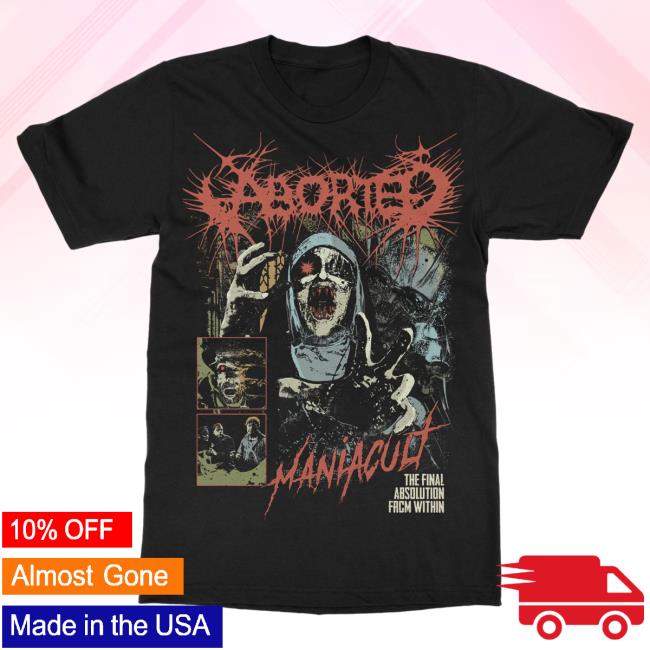 Official Indie Merch Store Shop Aborted "Chaos And Carnage Tour" Hot Shirt IndieMerchStore
