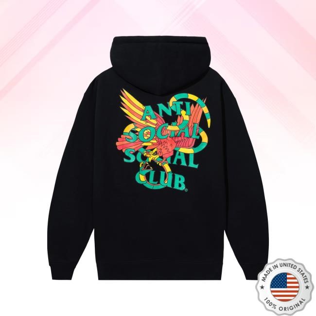 Grappling Hoodie - Black – AntiSocialSocialClub