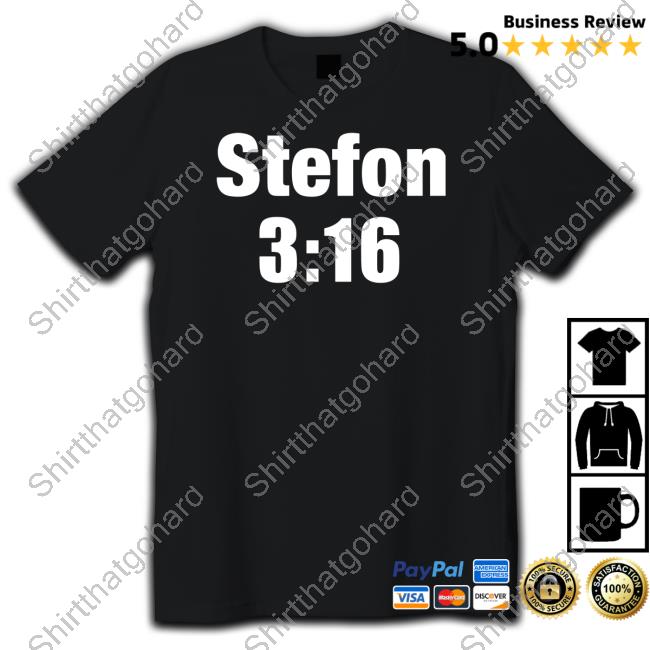 Buff A Logo Stefon 3:16 Shirt