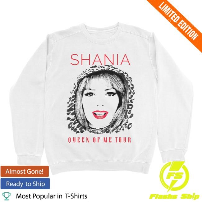 Shania Twain Official Merch Store Queen Of Me Tour Dateback 2024 Crewneck Sweatshirt Shania Twain Clothing Shop Shania Twain Apparel