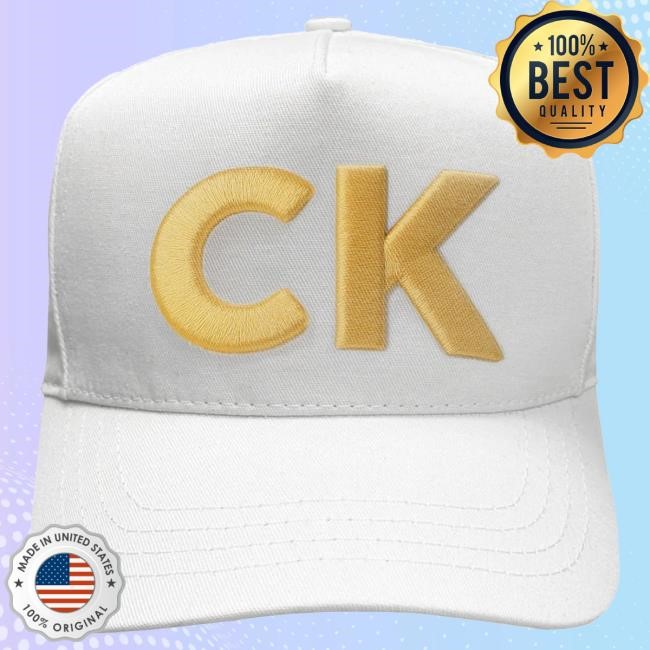 Turning Point USA TPUSA Official Tpusa Merch Store Shop Turning Point Usa Ck Gold Puff Embroidered White Hat