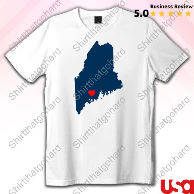 Official Lewiston Strong Heart T Shirt