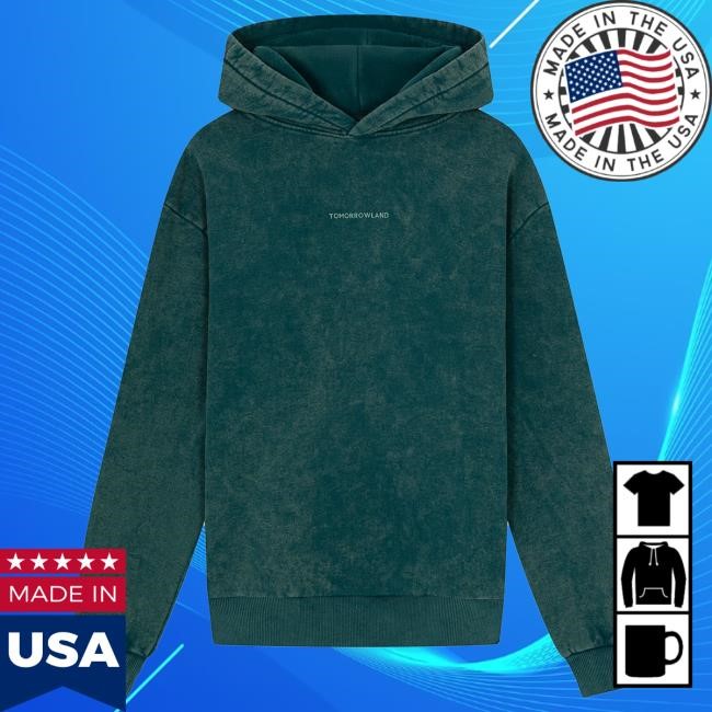 Washed Unity Flag Popover Hoodie Tomorrowland Official Merch Store Shop