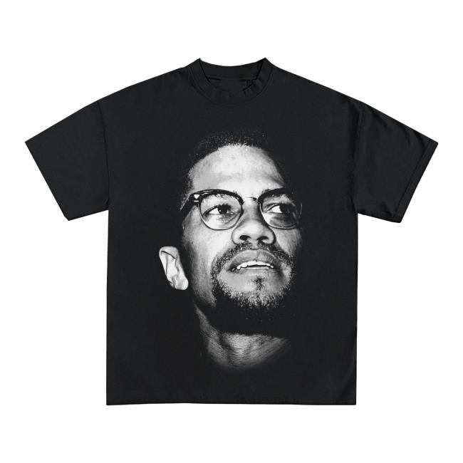 Icy Shop Merch Malcolm X Jumbo Graphic Tshirt