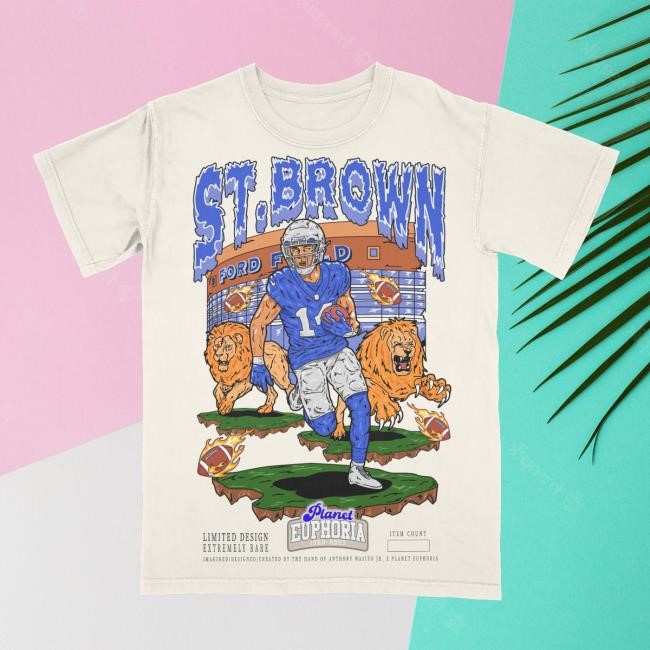 Planet Euphoria Shop Merch Amon-Ra St. Brown Hot Shirt #/500