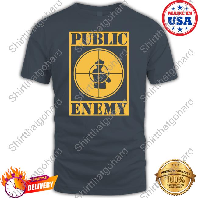 Public Enemy Sniper Logo Classic White Hooded Sweatshirt