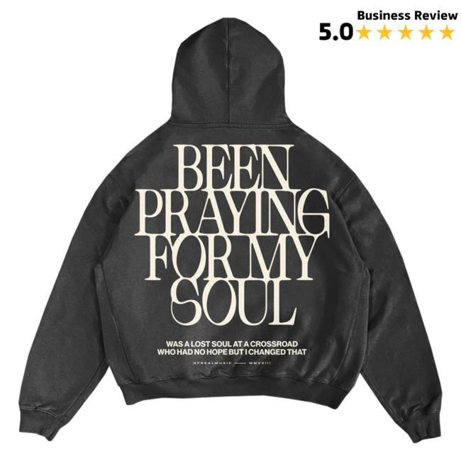Official Nf Real Music Merch Store Charcoal Been Praying Formy Soul Hoodie Nfrealmusic Shop