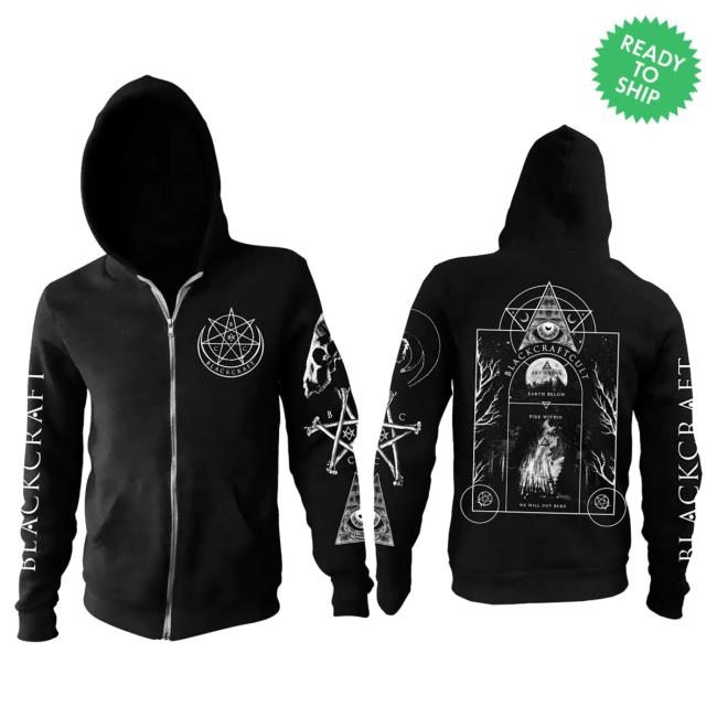 Blackcraft Cult Clothing Store BlackcraftCult Evil Eye Bonfire - Zip Up Hood