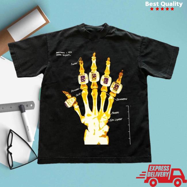Official Do Not Disturb Clothing Store Shop Dnd By Ferris Kobe Bryant Xray Tee Shirt Black