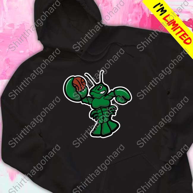 Official Fanatics Branded Black Maine Celtics Midnight Mascot Hoodie