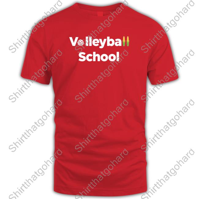 Official Dave Portnoy Barstool Sports Store Volleyball School Shirt