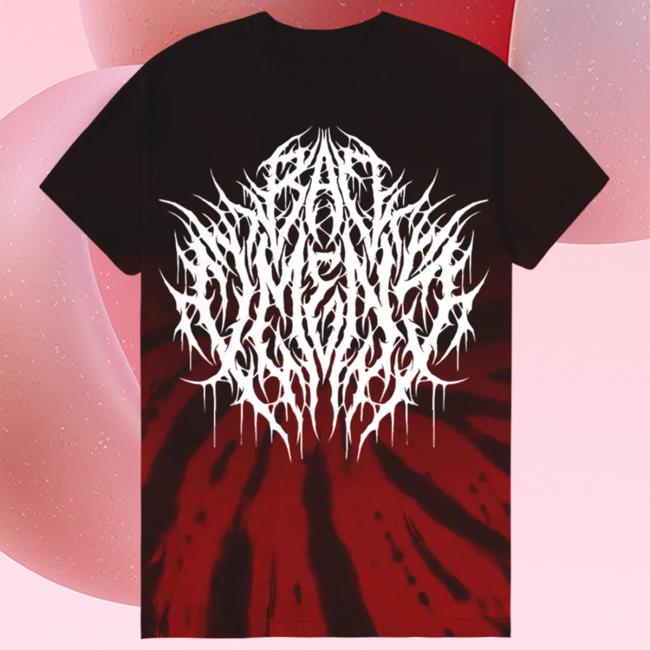 Bad Omens Official Red Death Dye Shirt