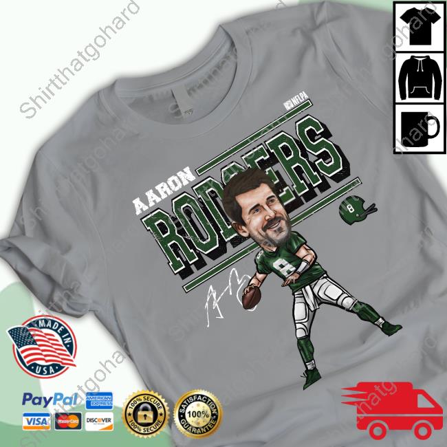 Aaron Rodgers New York J Cartoon Shirt