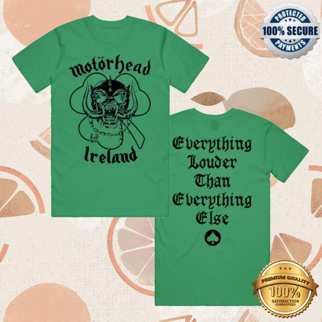 Motorhead Classic Warpig Shamrock Shirt Motorhead Store