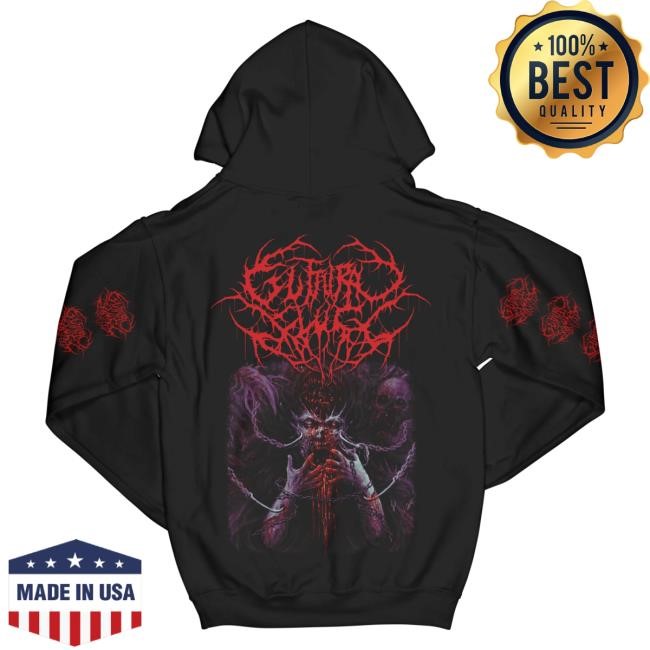 Official Reality Fade Merch Store Guttural Slug 'Intercranial Purgatory' Hooded Sweatshirt RealityFade