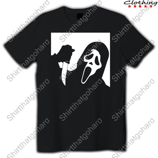 Official Scream Ghost Face Black & White Box T Shirt