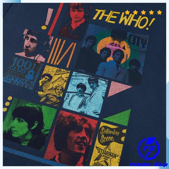 Official The Who Merch Collage Shirt The Who Rock Band