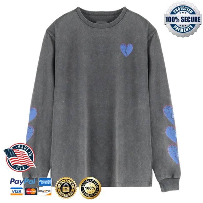 Kallmekris Merch Duct Taped Heart Long Sleeve Shirt Ottobykris